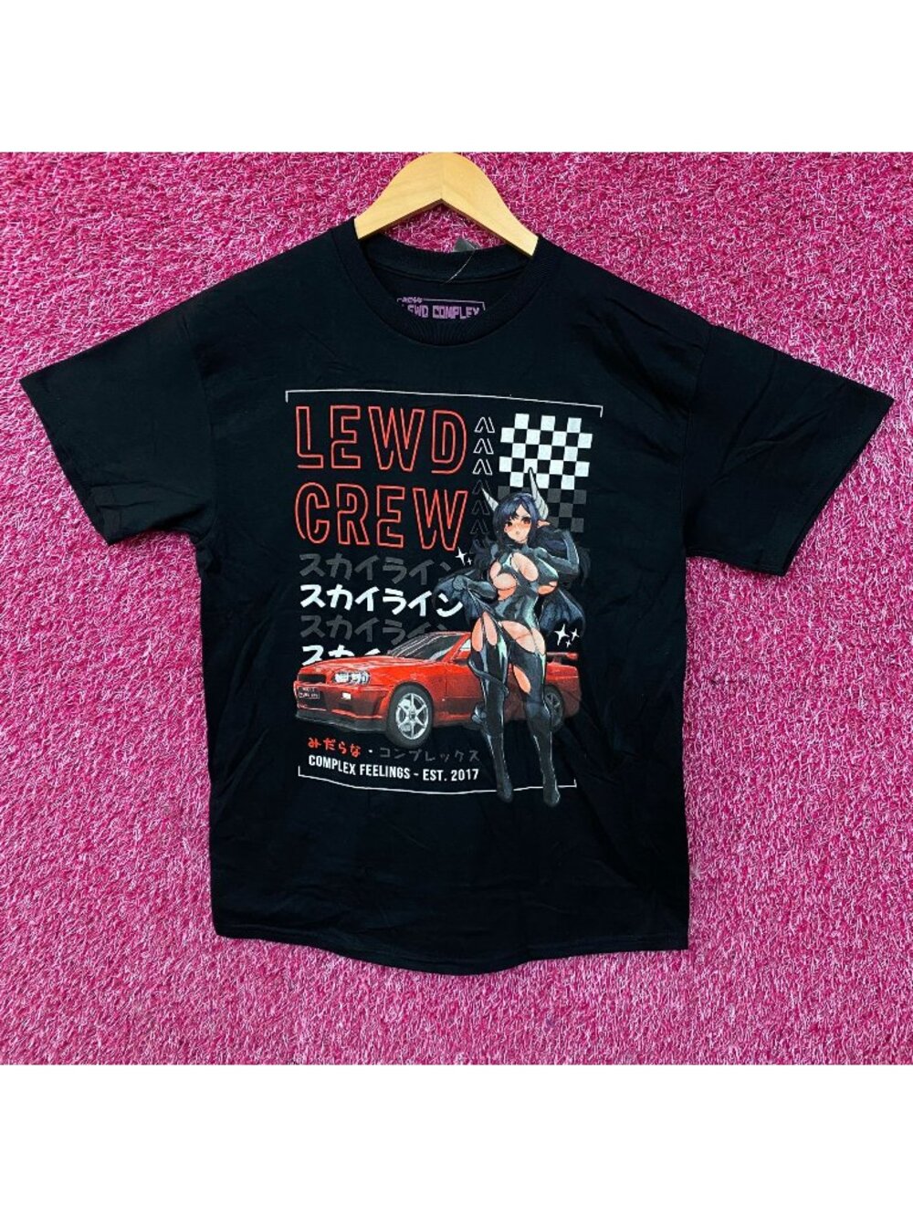 Lewd Complex Lewd Crew Nissan Skyline R34 GT-R T-Shirt Medium